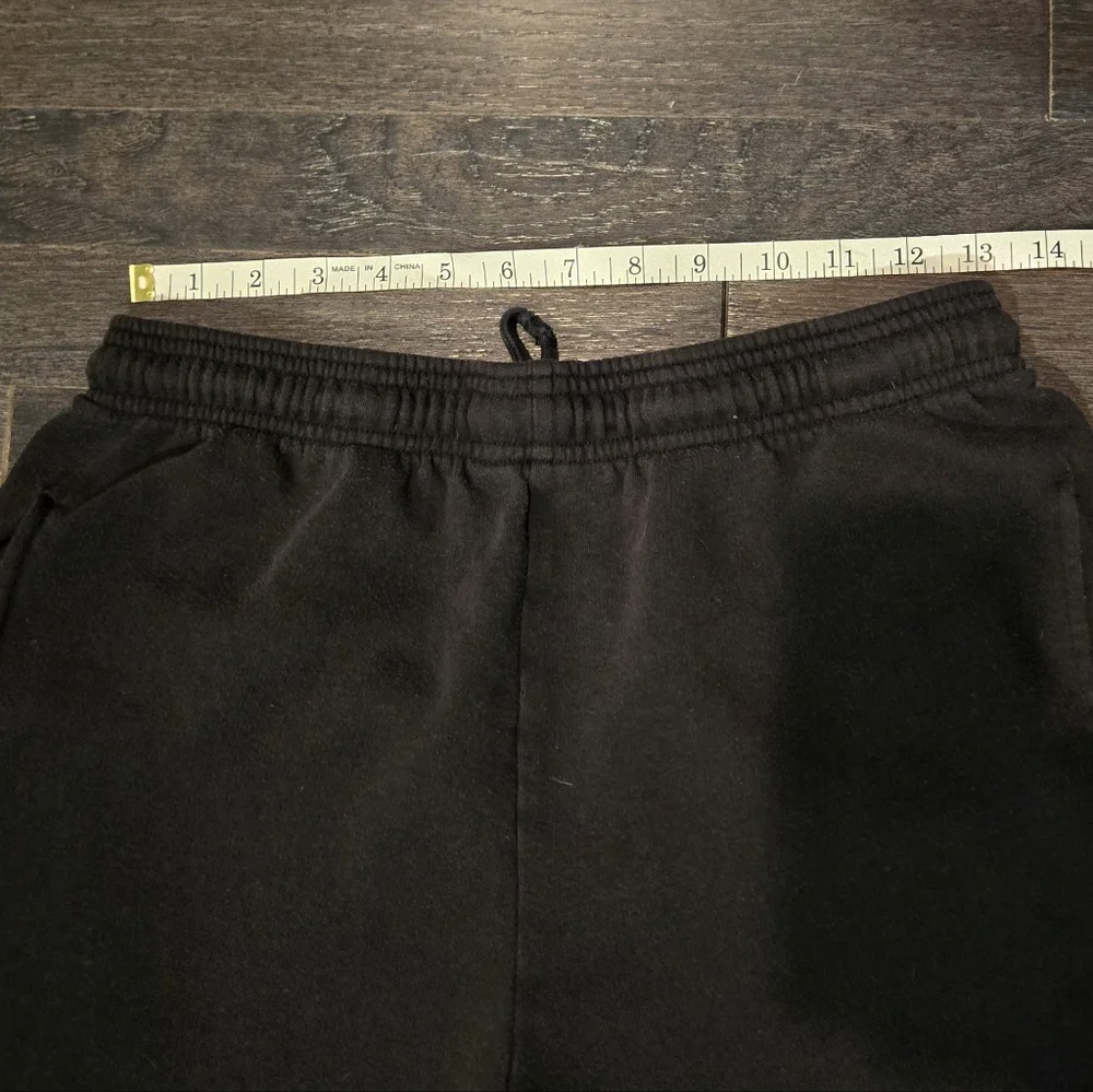 Victoria's Secret PINK Oversized Sweatpants - Black w/White Lettering -SZ XSmall - Picture 4 of 6